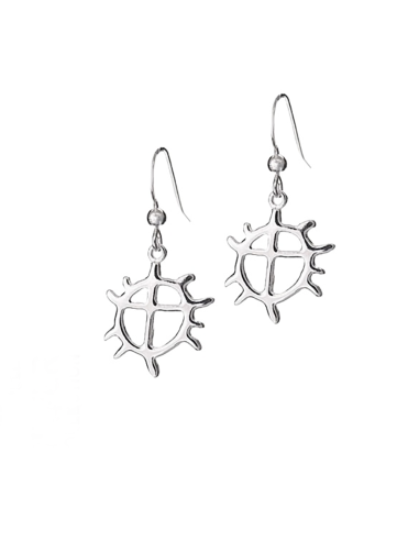 Örhänge Solhjul med liten krok