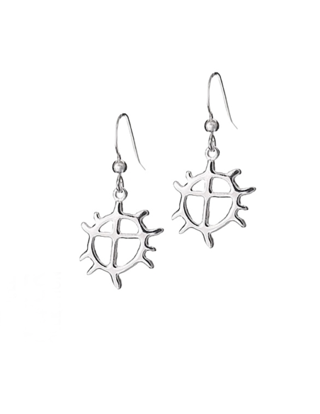 Örhänge Solhjul med liten krok