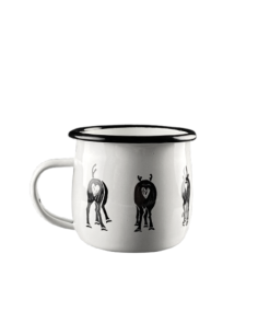 Elina Nygård Emaljerad mugg Renrumpor