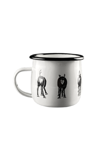 Elina Nygård Emaljerad mugg Renrumpor