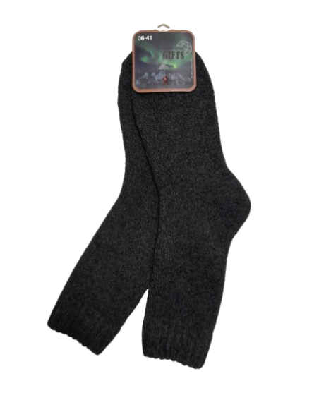 Alpacka Sockar Mörkgrå 36-41