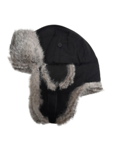 Mössa Grå Kaninpäls 2