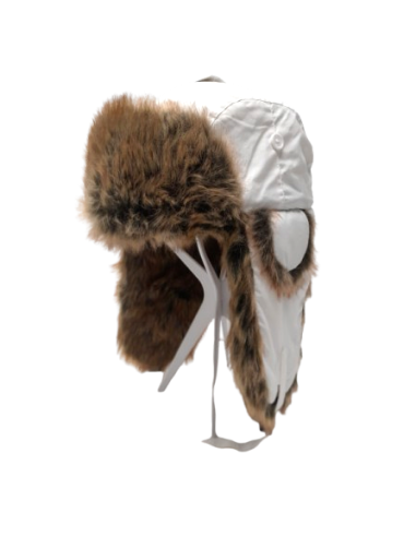 Vit Mössa Fuskpäls