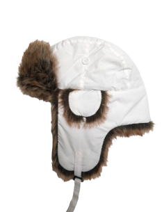 Vit Mössa Fuskpäls 2
