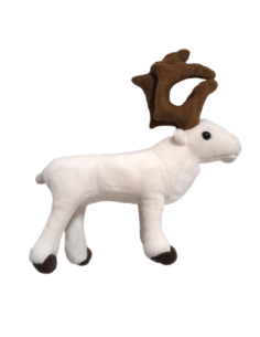 Small White Reindeer Plysh