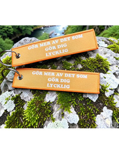Gör Dig Lycklig Key Chain Tag