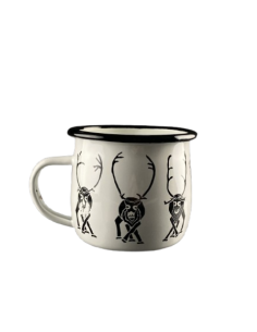 Elina Nygård Emaljerad mugg Renar